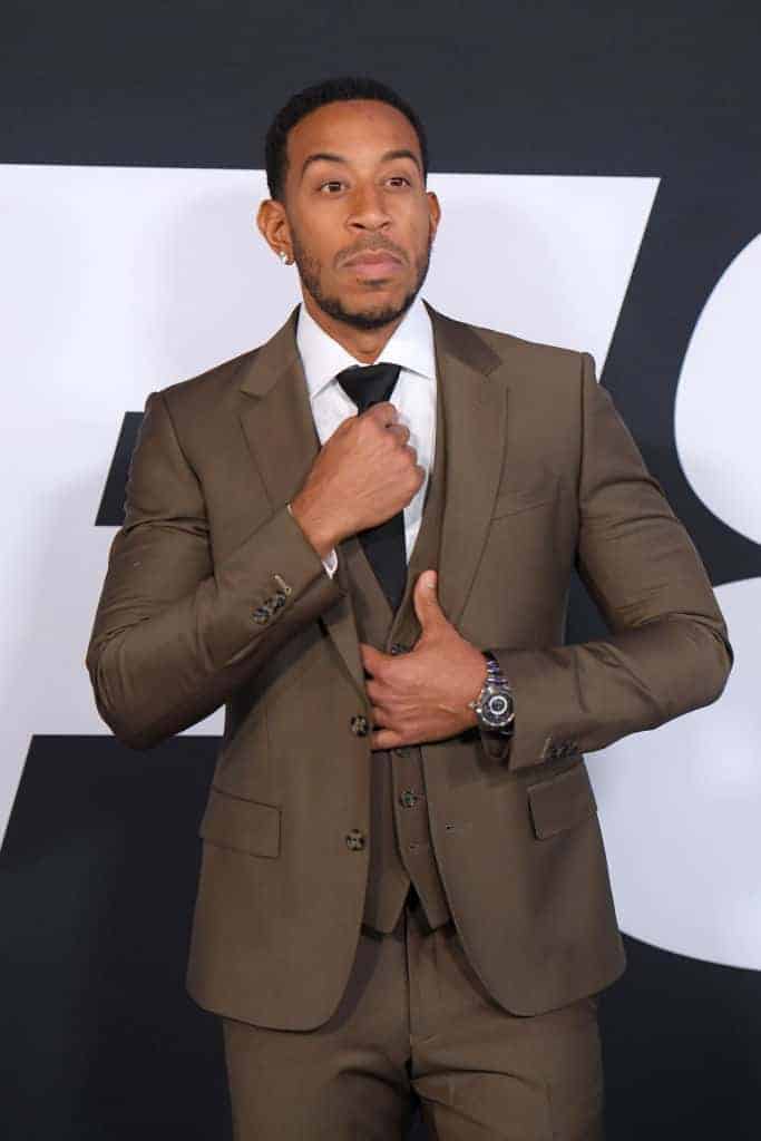 Ludacris in brown suit at Fast and Furious premiere