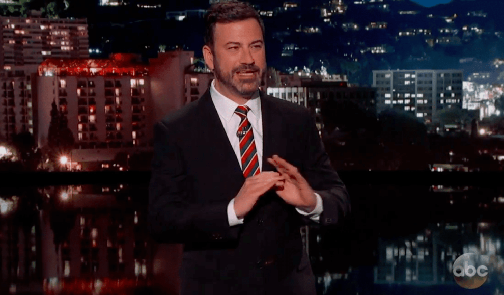 Jimmy Kimmel on Jimmy Kimmel Live! Set