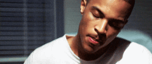 Gif of T.I. sticking tounge out