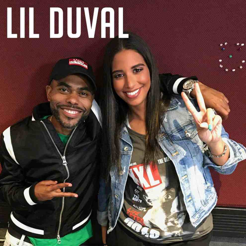 Lil Duval with Nessa at Hot 97