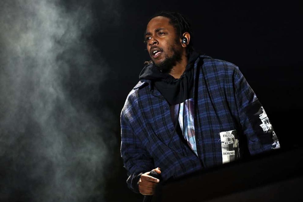 Kendrick Lamar performing