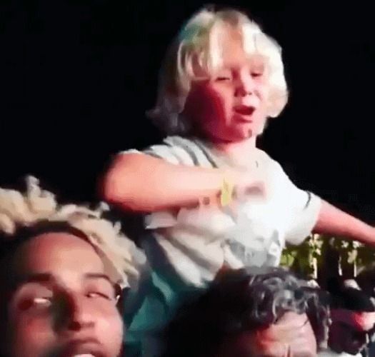 Young Child with Odell Beckham at 2017 Coachella