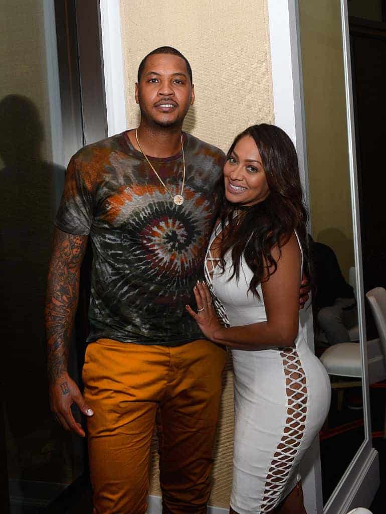 Carmello Anthony and LaLa