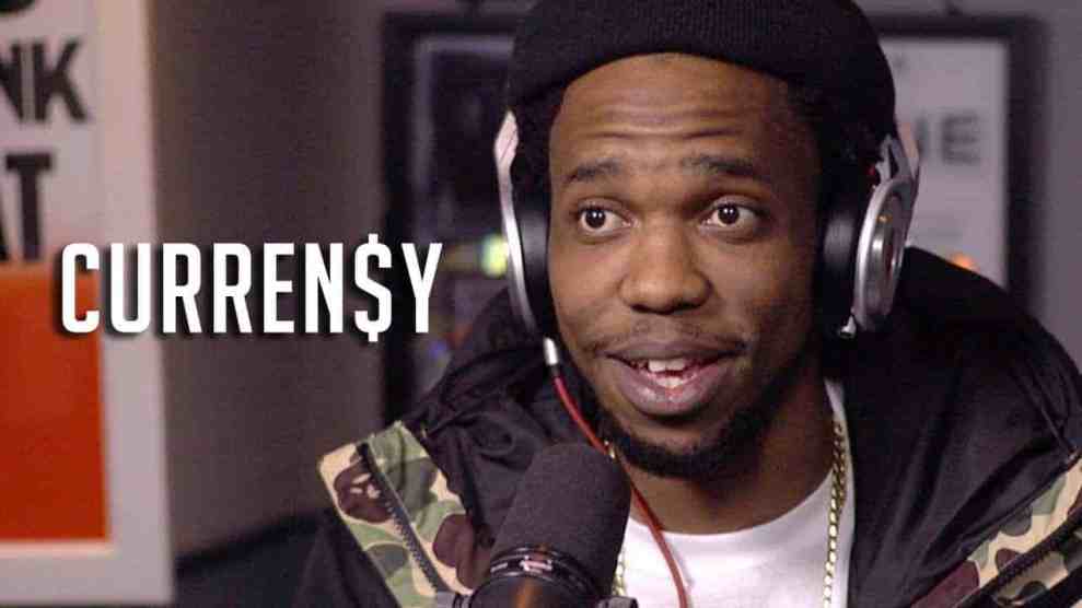 Curren$y in Hot 97 Studio