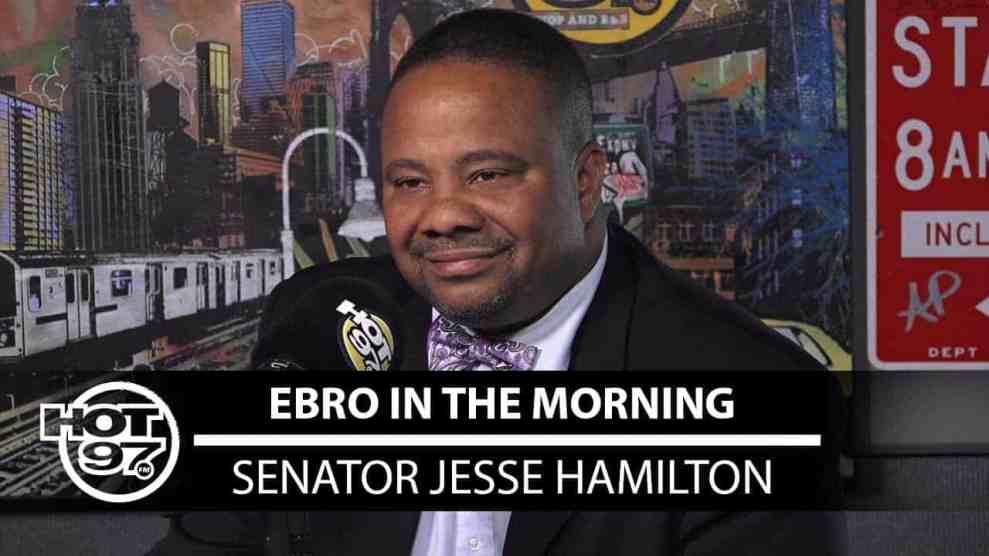 Hot 97 Ebro in the Morning Senator Jesse Hamilton