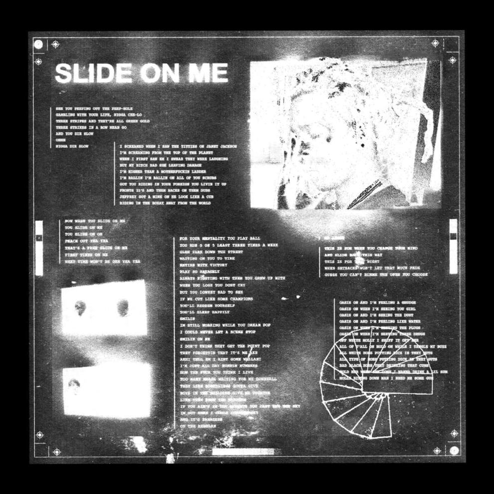 Album cover Frank Ocean - Slide On Me + Lens
