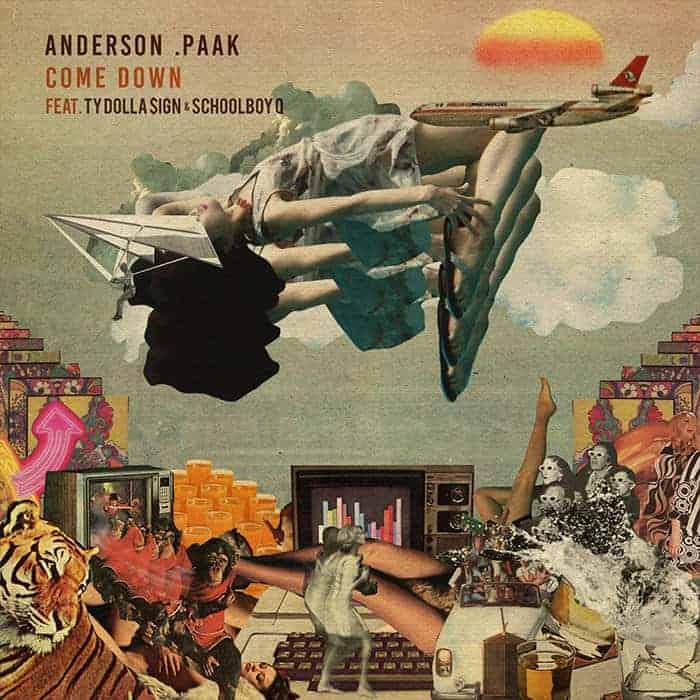 Album cover Anderson .Paak Ft. Ty Dolla $ign & ScHoolboy Q - Come Down (Remix)