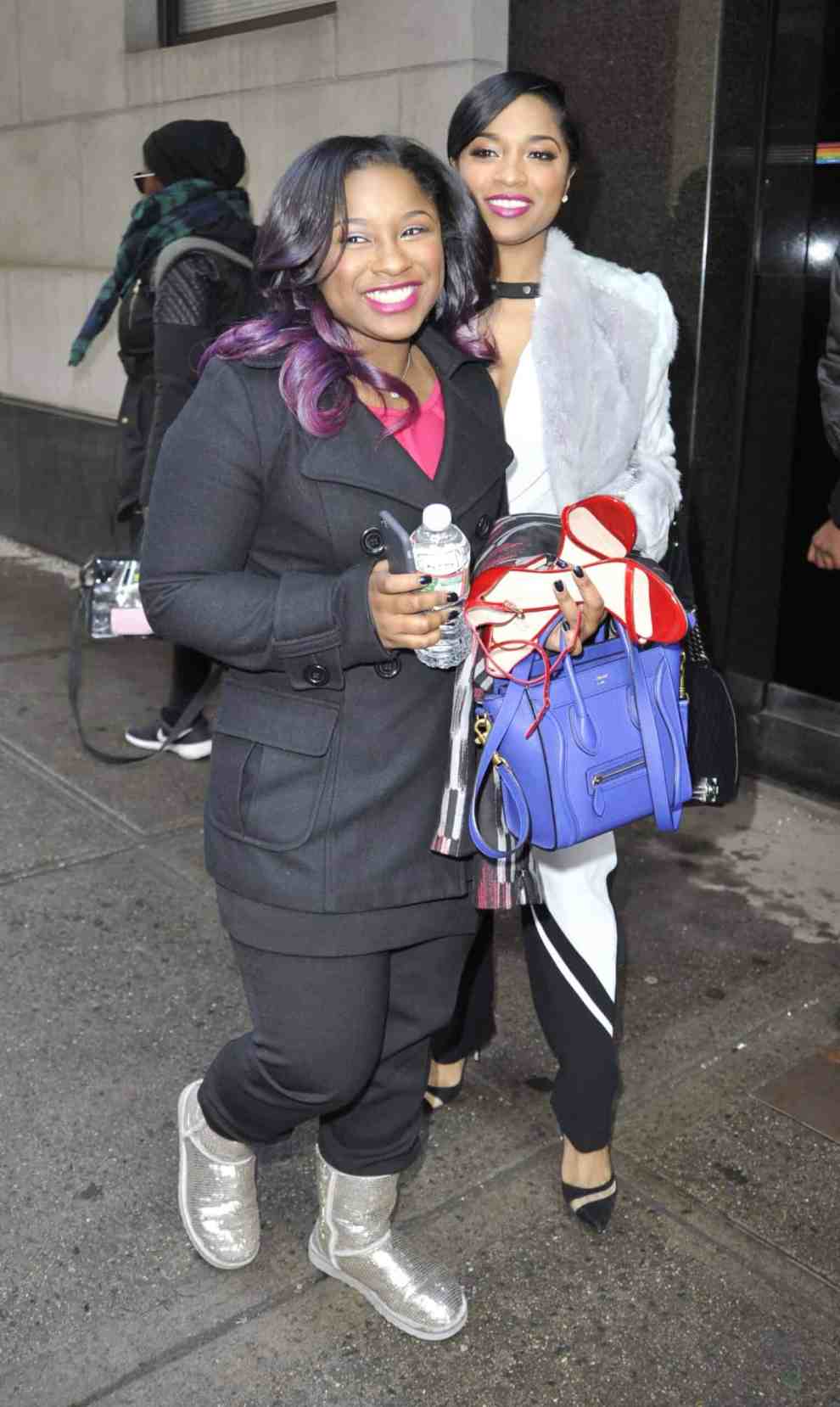 Antonia Toya Wright and Reginae Carter in New York