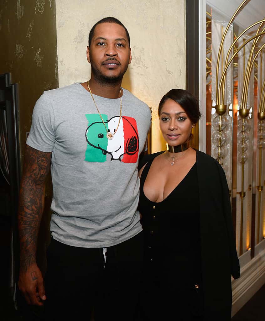 Carmello Anthony and LaLa