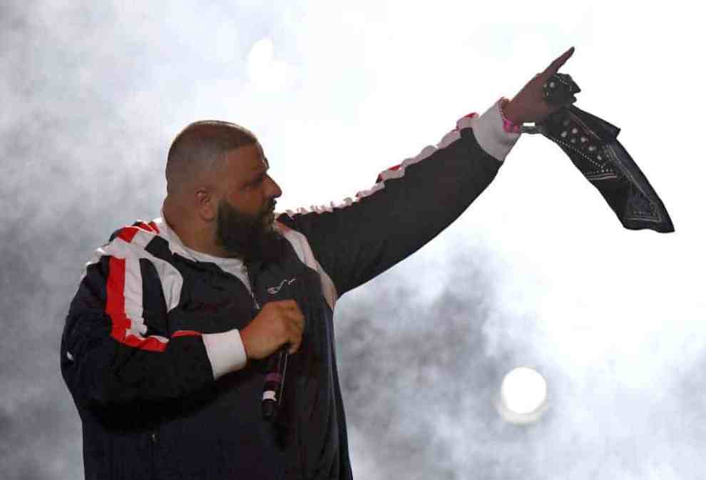 DJ Khaled performs in the Sahara Tent during day 3 of the 2017 Coachella Valley Music Arts