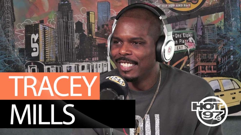 Tracey Mills in Hot 97 Studio
