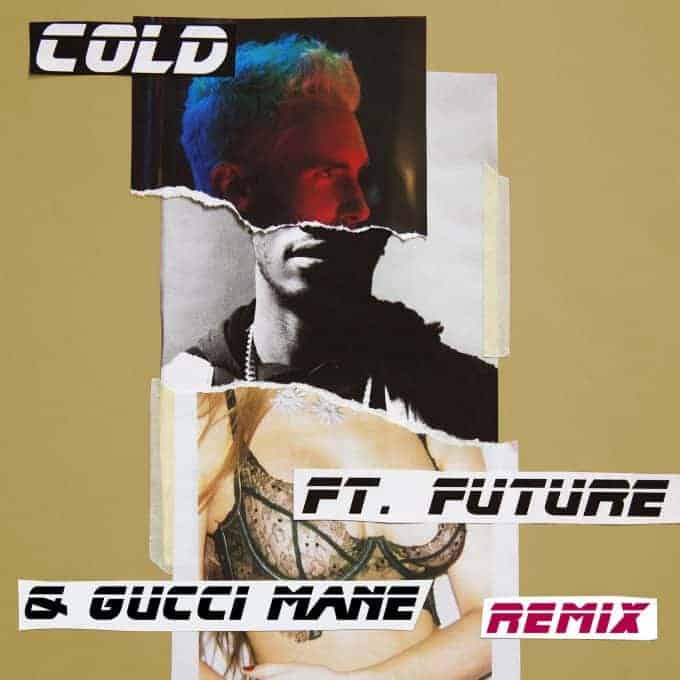 Album cover Maroon 5 Ft. Future & Gucci Mane 'Cold' Remix