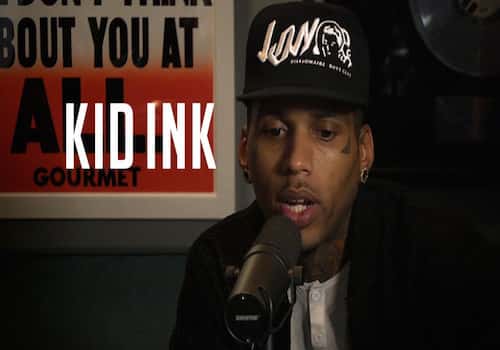 Kid Ink in Hot 97 Studio