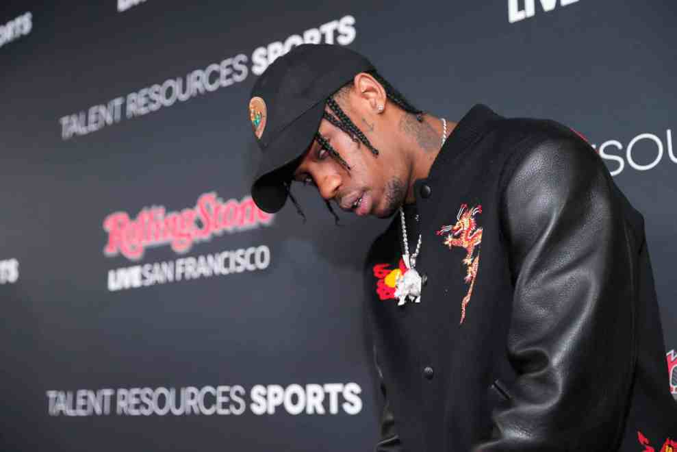 Travis Scott at Rolling Stone Live SF With Talent Resources