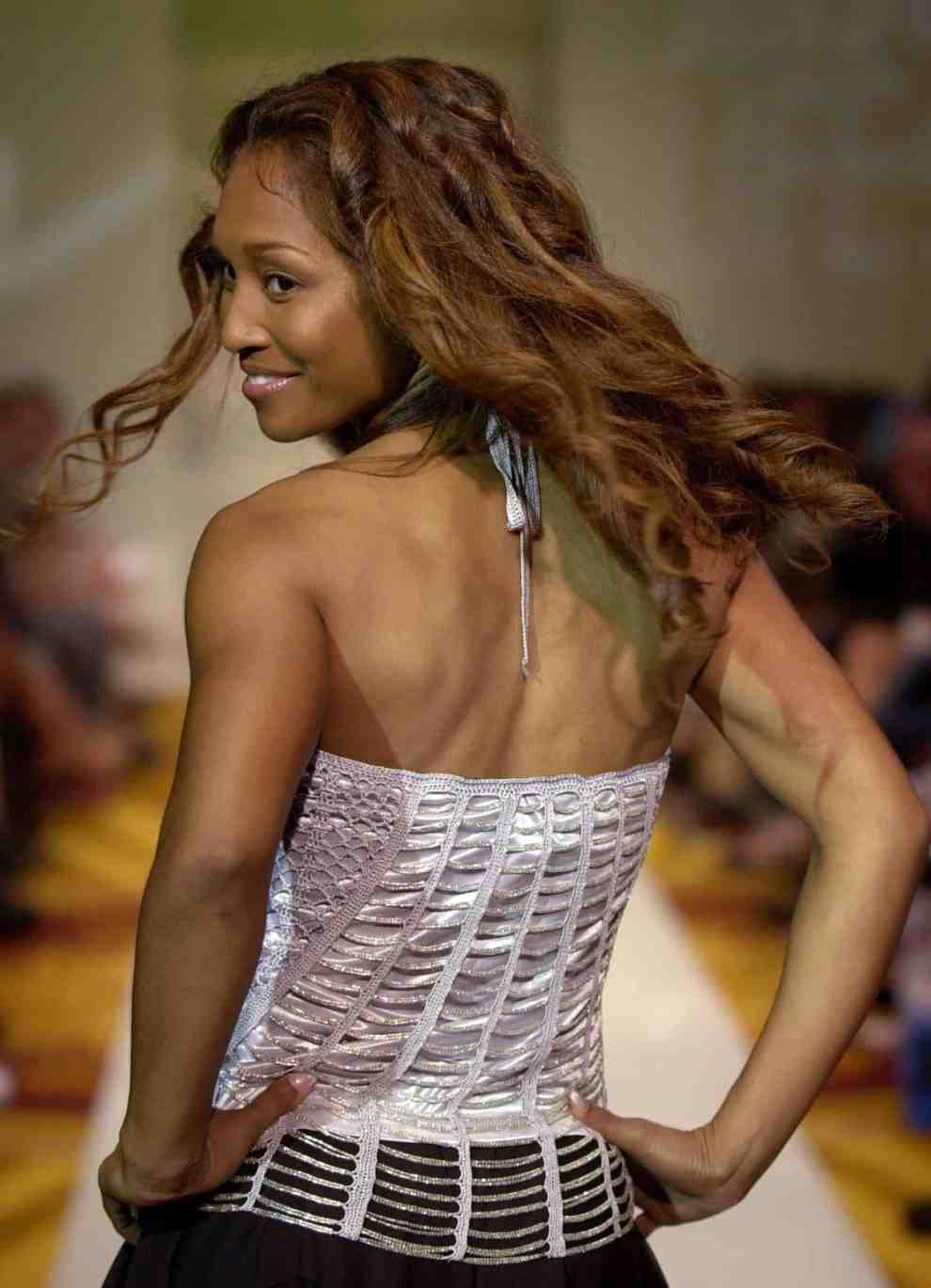 Rozonda 'Chilli' Thomas of TLC during MercedesBenz Fashion Week Spring 2004