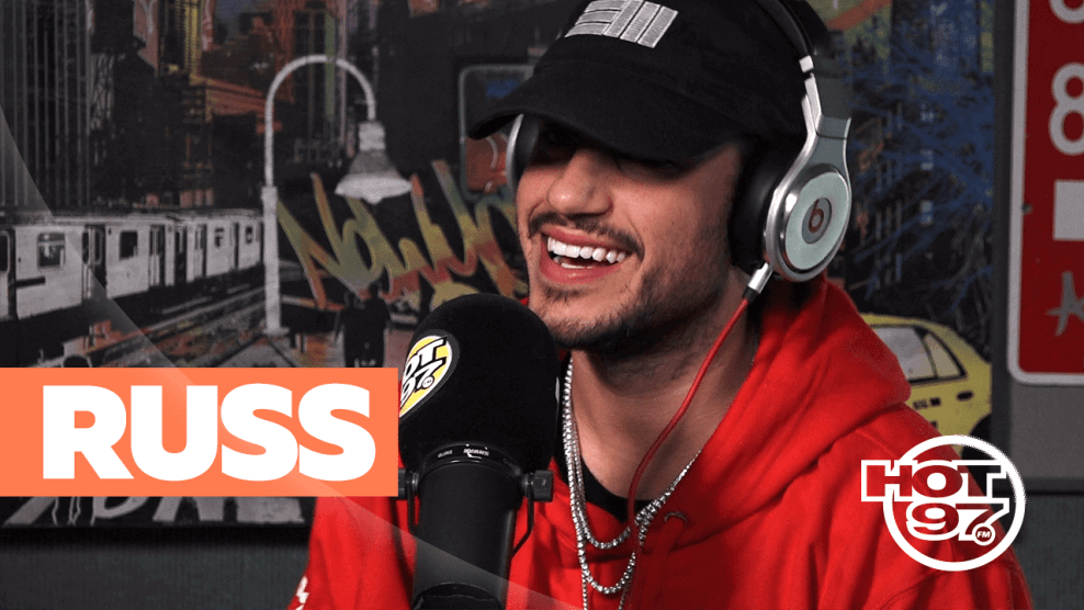 Russ in Hot 97 Studio Ebro in the Morning