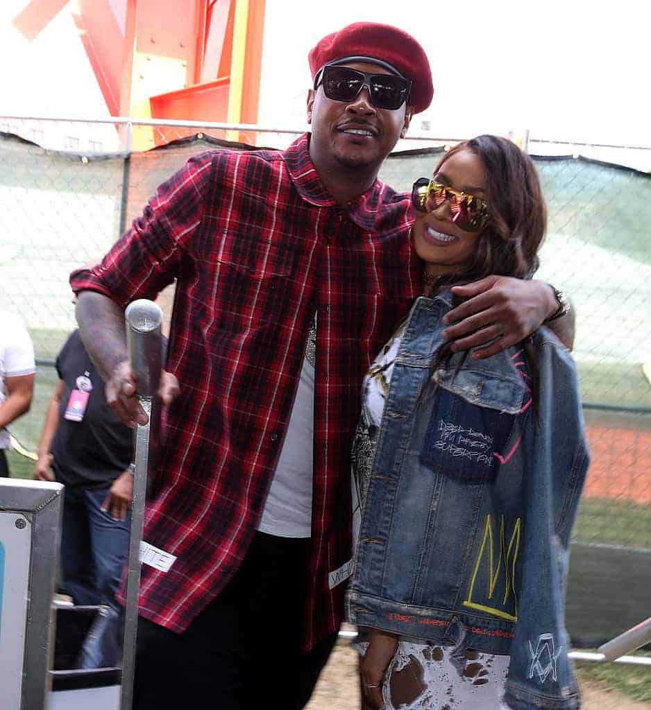 Carmelo & LaLa Anthony  at 2016 Made In America Festival
