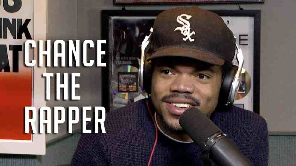 Chance the Rapper at Hot 97 Studio