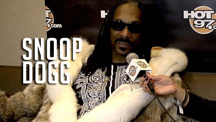 Snoop Dogg in Hot 97 Studio