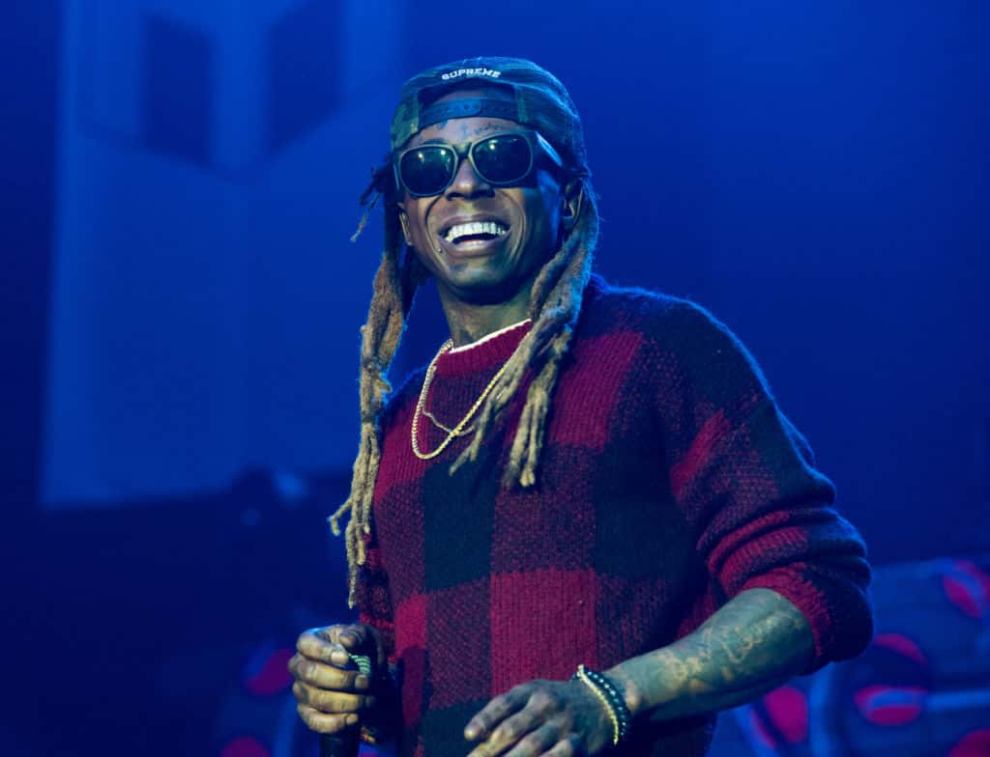 ATLANTA, GA - MAY 08: Lil Wayne performs on stage at Coca-Cola Roxy on May 8, 2017 in Atlanta, Georgia.