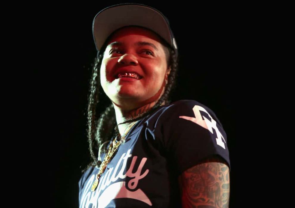 Young M.A. performing