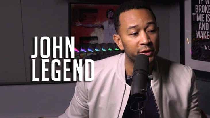 John Legend in Hot 97 Studio