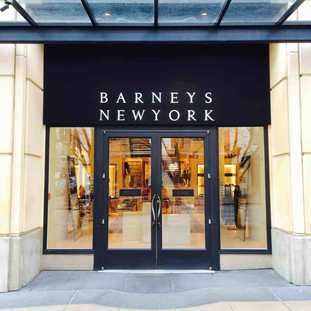Barney's New York storefront