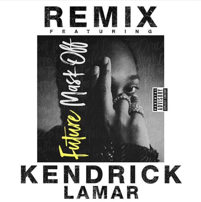 Album cover Future featuring Kendrick Lamar 'Mask Off' Remix single