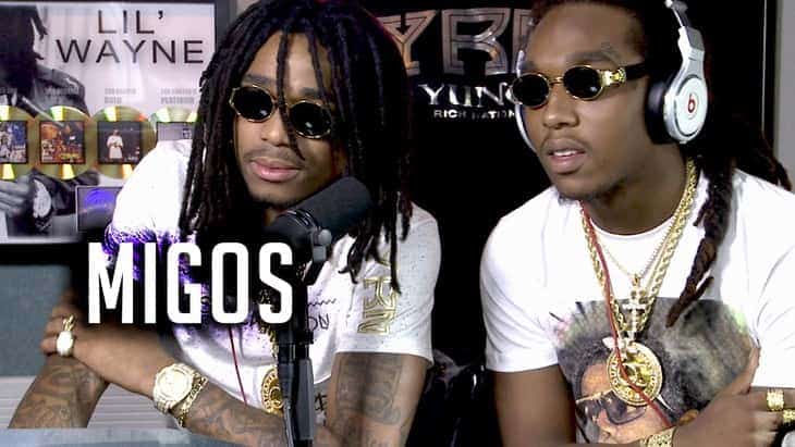 Migos in Hot 97 Studio