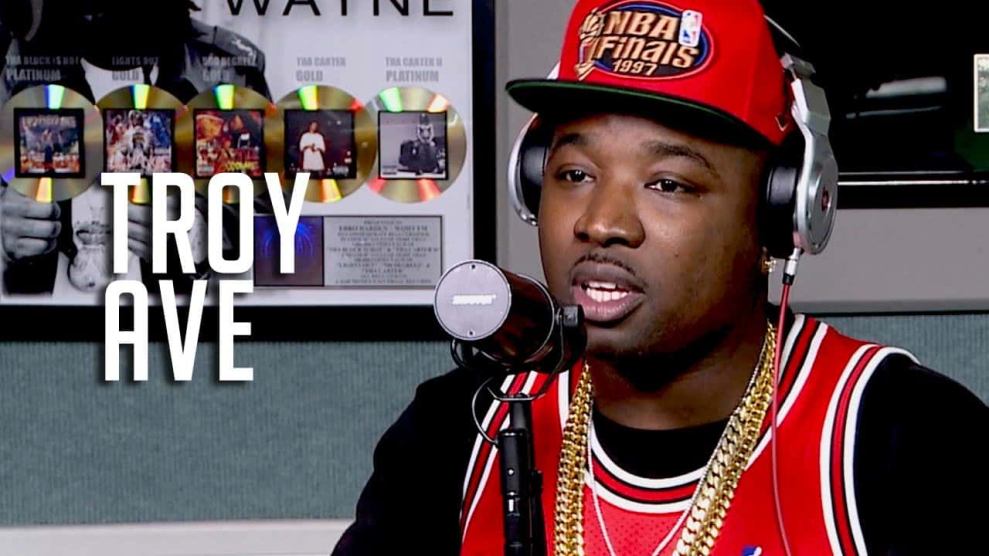 Troy Ave in Hot 97 Studio