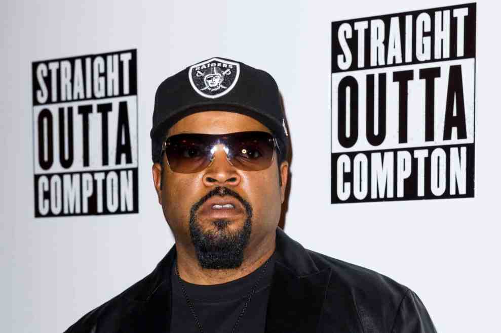 Ice Cube at Straight Outta Compton premiere