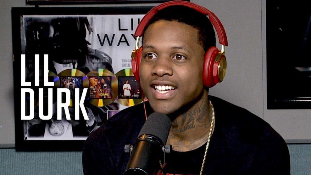 Lil Durk in Hot 97 Studio