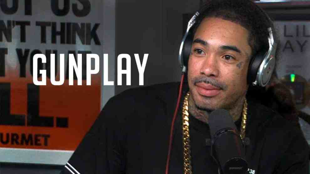Gunplay in Hot 97 Studio