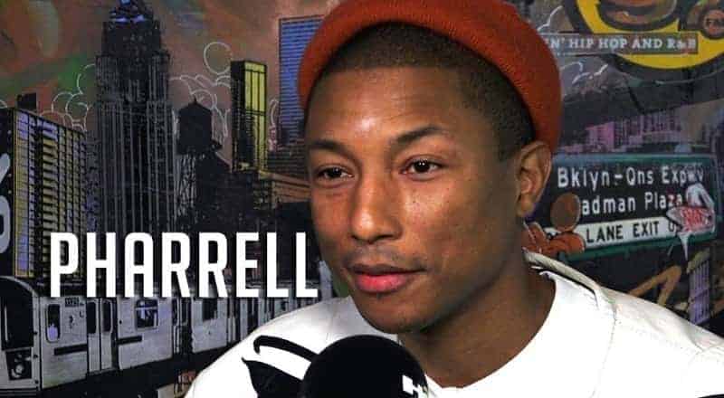 Pharrell in Hot 97 Studio