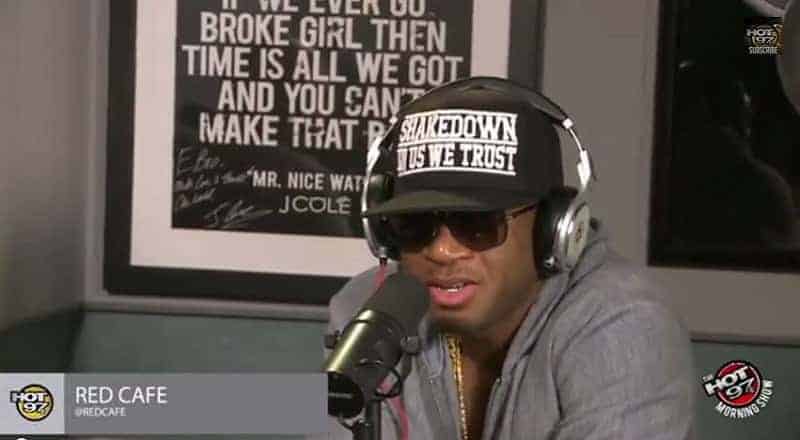 Red Cafe @RedCafe in Hot 97 Studio