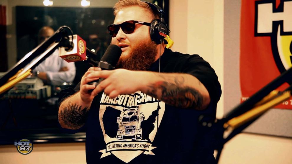Action Bronson in Hot 97 Studio