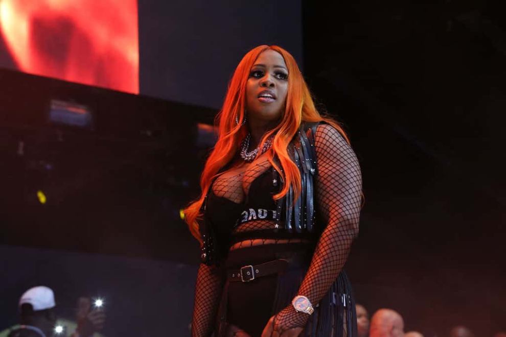 Remy Ma preforming at Hot 97 Summer Jam