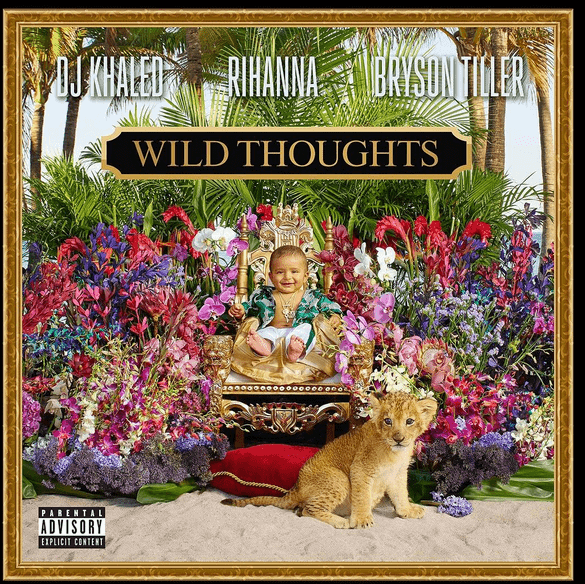 Album cover DJ Khaled Rihanna and Bryson Tiller 'GRATeful' single