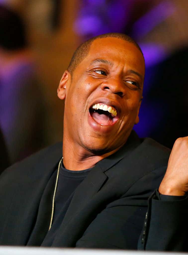 Jay Z smiling