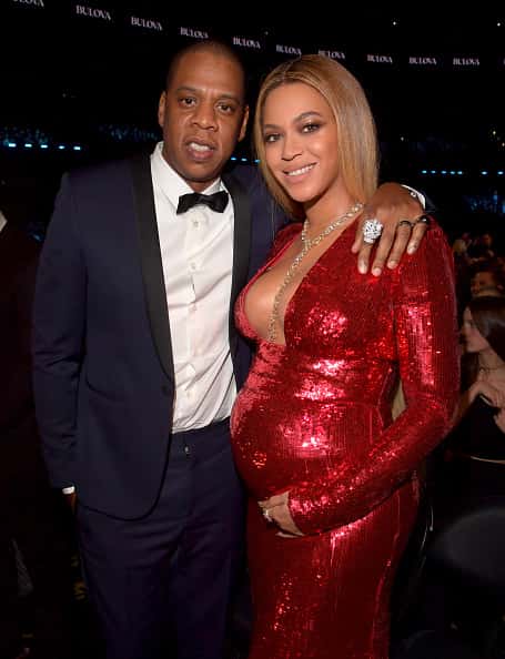 Jay Z and Beyoncé at 2017 Grammy Awards
