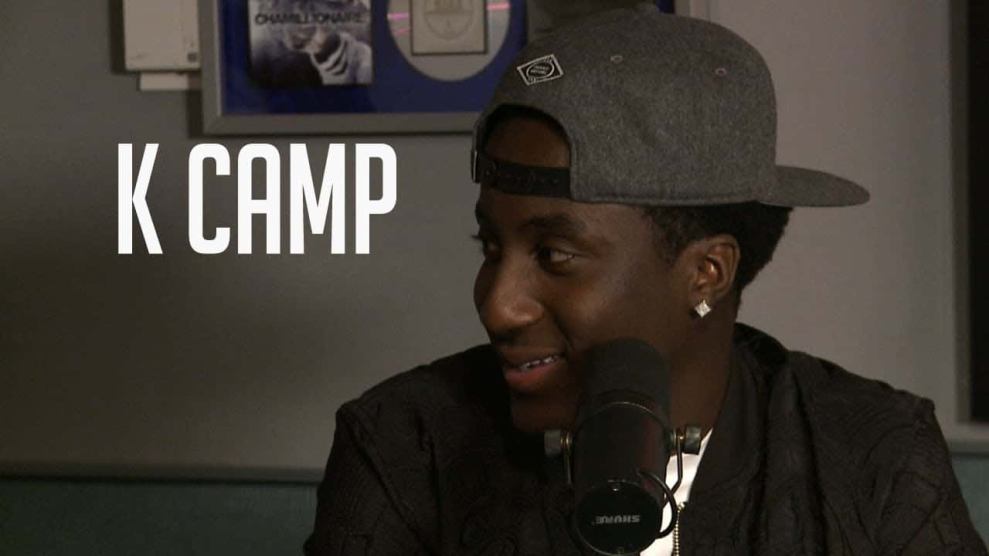K Camp in Hot 97 Studio