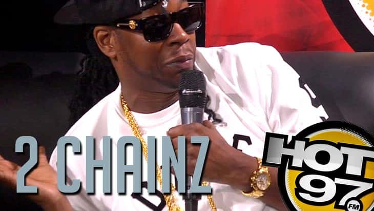 2 Chainz in Hot 97 Studio
