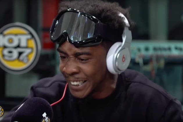 Desiigner in Hot 97 Studio