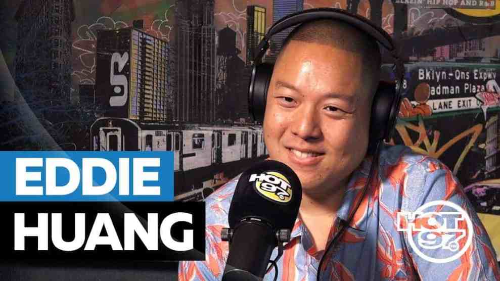 Eddie Huang in Hot 97 Studio