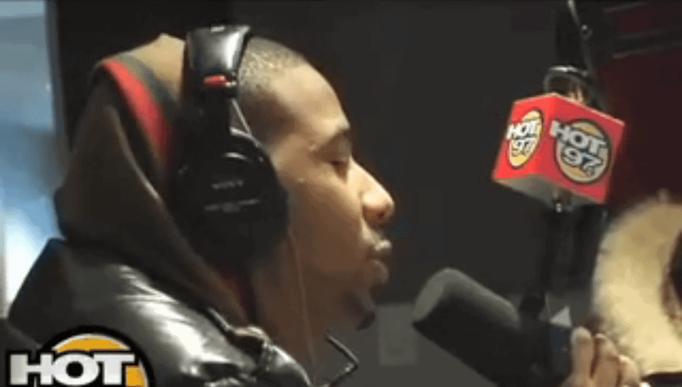 Juelz Santana in Hot 97 Studio