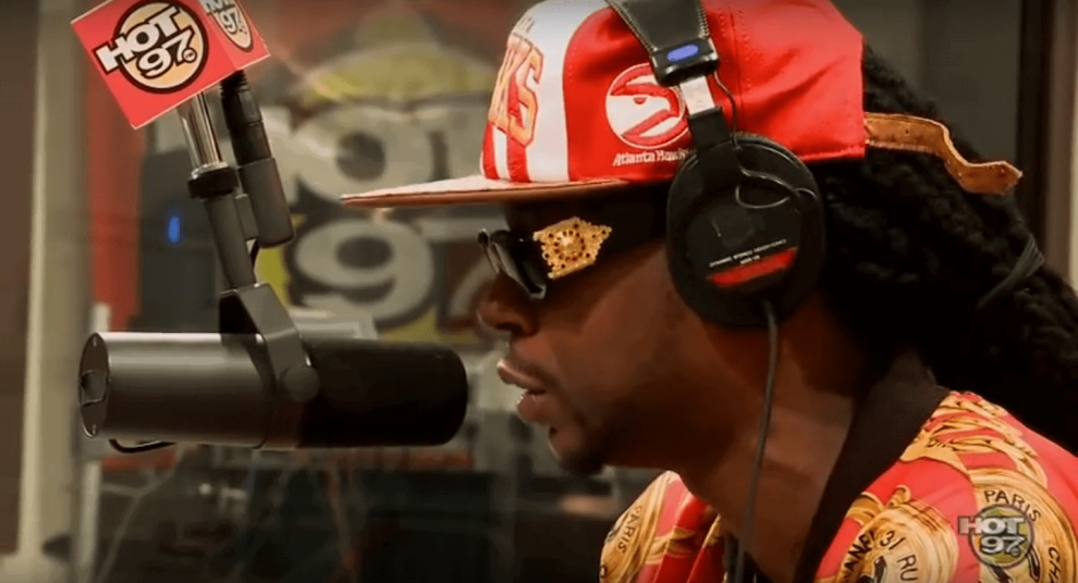 2 Chainz in Hot 97 Studio