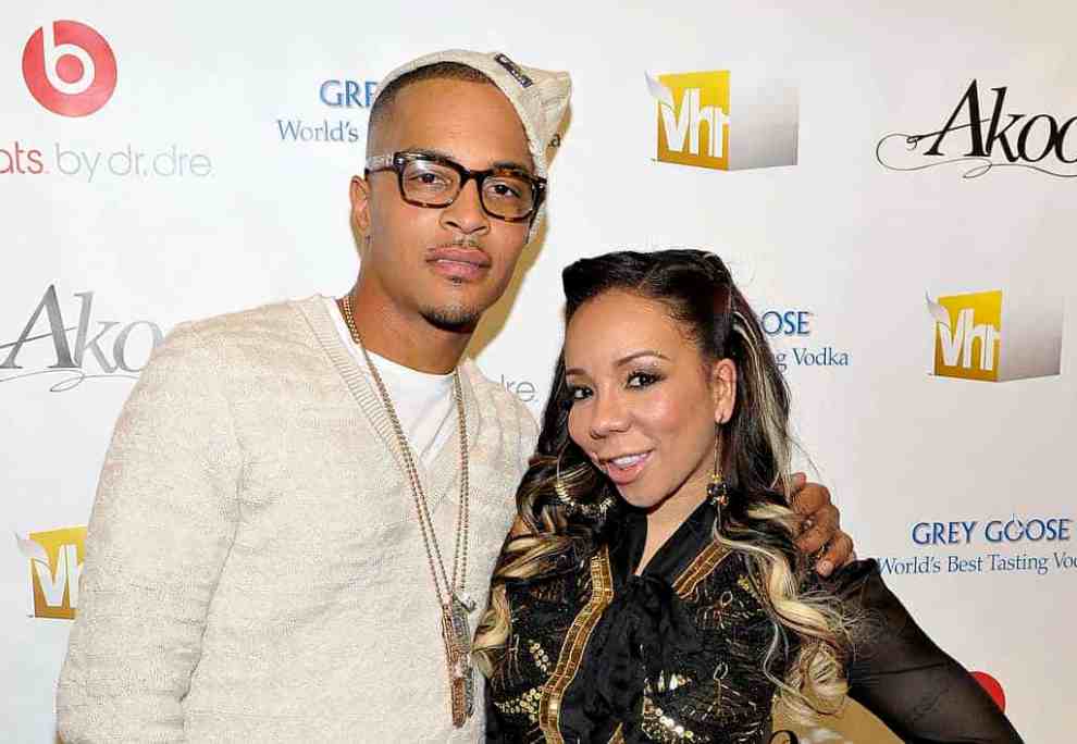 T.I. and Tiny at premier of 'Family Hustle' on VHI