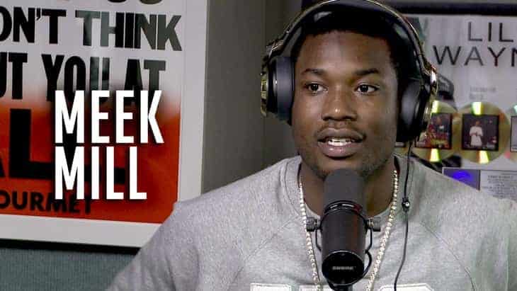 Meek Mill in Hot 97 Studio
