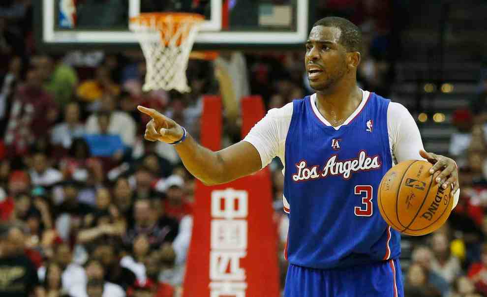 Chris Paul in Los Angelos Clippers #3 Jersey during game