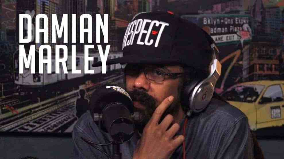 Damian Marley in Hot 97 Studio